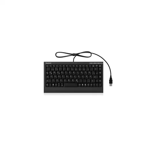 KeySonic ACK-595C+ teclado Oficina USB QWERTZ Alemán Negro