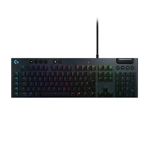 Logitech G 920-008985 teclado Juego USB QWERTZ Alemán Carbono