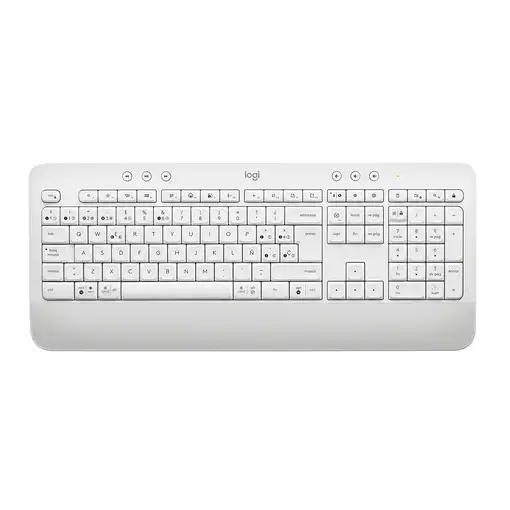 Logitech 920-010971 teclado Oficina Bluetooth QWERTY Español Blanco