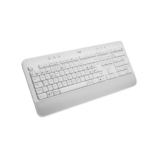 Logitech 920-010971 teclado Oficina Bluetooth QWERTY Español Blanco