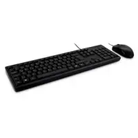 Inter-Tech KB-118 EN teclado Ratón incluido Oficina USB QWERTY Inglés Negro