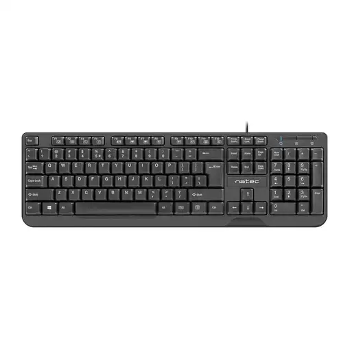 NATEC Trout teclado Oficina USB QWERTY Español Negro