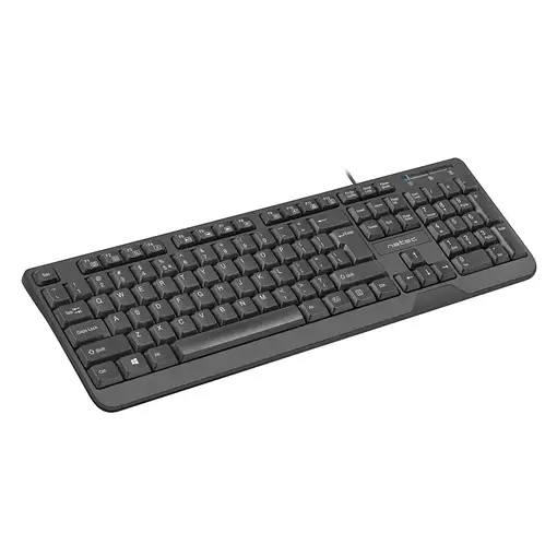 NATEC Trout teclado Oficina USB QWERTY Español Negro