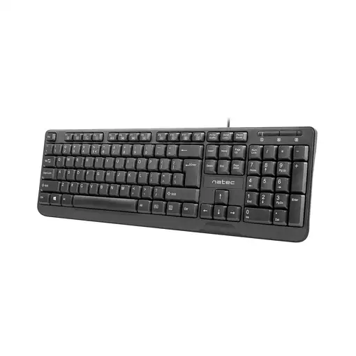 NATEC Trout teclado Oficina USB QWERTY Español Negro