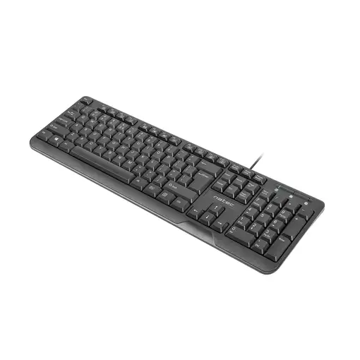 NATEC Trout teclado Oficina USB QWERTY Español Negro