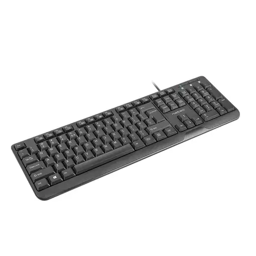 NATEC Trout teclado Oficina USB QWERTY Español Negro