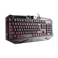 GENESIS RX39 teclado Juego USB Negro