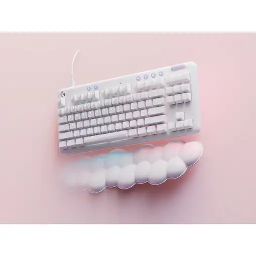Logitech G 920-010422 teclado Juego USB QWERTY Internacional de EE.UU. Blanco