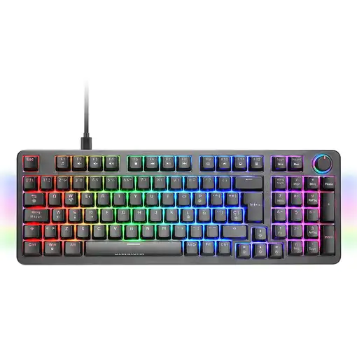 Mars Gaming MKPROYES teclado Juego USB QWERTY Español Negro