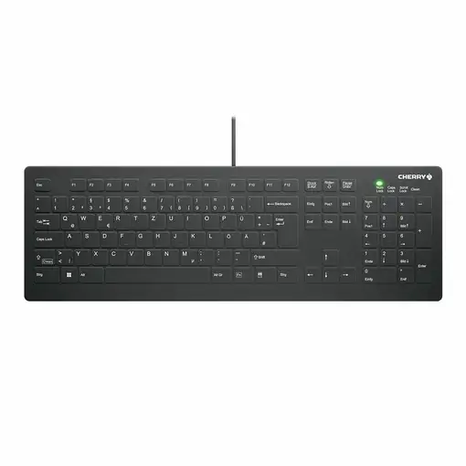 CHERRY AK-C8112 teclado Médico USB QWERTZ Alemán Negro
