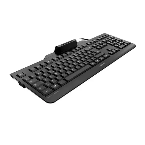 CHERRY JK-A0400BE-2 teclado Oficina USB Belga Negro