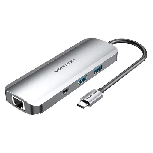 Vention Docking USB Tipo-C TOMHB/ 1xHDMI/ 2xUSB/ 1xUSB Tipo-C/ 1xUSB Tipo-C PD/ 1x