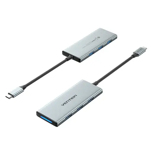 Vention Docking USB Tipo-C TOPHB/ 1xHDMI/ 3xUSB/ 1xLector Tarjetas SD y MicroSD/ G