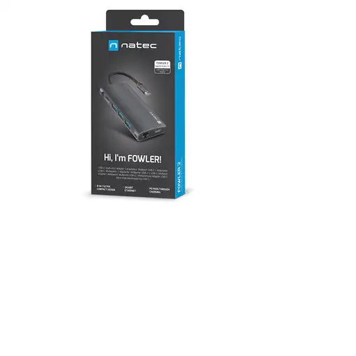 NATEC NMP-2162 base para portátil y replicador de puertos Alámbrico USB 3.2 Gen 1