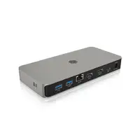 ICY BOX IB-DK2880-C41 Alámbrico USB4 Antracita, Negro