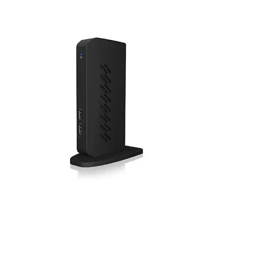 ICY BOX IB-DK2252AC Alámbrico USB 3.2 Gen 1 (3.1 Gen 1) Type-C Negro