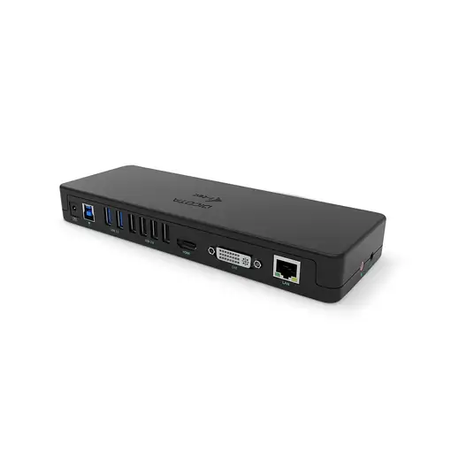 DICOTA D31950 base para portátil y replicador de puertos Alámbrico USB Tipo C Negr