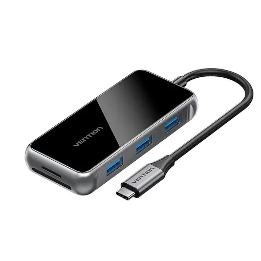 Vention Docking USB Tipo-C TFMHB/ 1xHDMI/ 3xUSB/ 1xUSB Tipo-C PD/ 1xLector Tarjeta