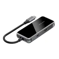 Vention Docking USB Tipo-C TFMHB/ 1xHDMI/ 3xUSB/ 1xUSB Tipo-C PD/ 1xLector Tarjeta