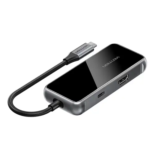 Vention Docking USB Tipo-C TFMHB/ 1xHDMI/ 3xUSB/ 1xUSB Tipo-C PD/ 1xLector Tarjeta