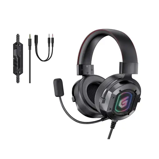 Conceptronic ATHAN03B auricular y casco Auriculares Alámbrico Diadema Juego Negro