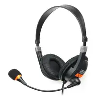 NATEC Drone Auriculares Alámbrico Diadema Llamadas/Música Negro, Naranja