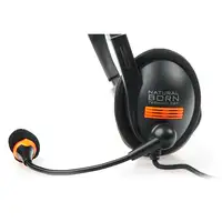NATEC Drone Auriculares Alámbrico Diadema Llamadas/Música Negro, Naranja