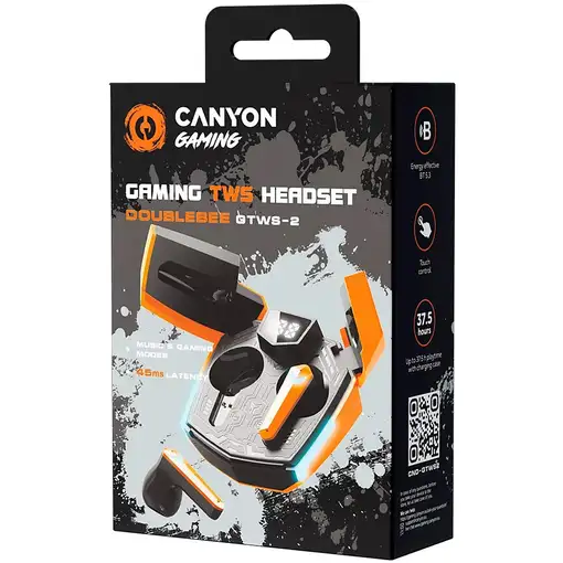 Canyon GTWS-2 Auriculares Inalámbrico gancho de oreja Juego USB Tipo C Bluetooth B