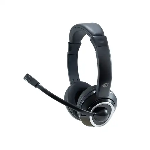 Conceptronic POLONA Auriculares Alámbrico Diadema Llamadas/Música USB tipo A Negro