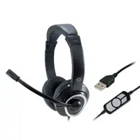 Conceptronic POLONA Auriculares Alámbrico Diadema Llamadas/Música USB tipo A Negro