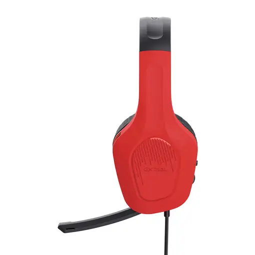 Trust GXT 416S Zirox Auriculares Alámbrico Diadema Juego Negro, Cian, Rojo