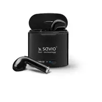 Savio TWS-02 auricular y casco Auriculares Inalámbrico Dentro de oído Llamadas/Mús