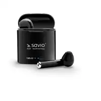 Savio TWS-02 auricular y casco Auriculares Inalámbrico Dentro de oído Llamadas/Mús