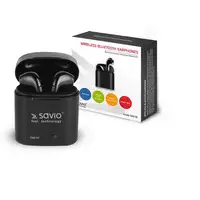 Savio TWS-02 auricular y casco Auriculares Inalámbrico Dentro de oído Llamadas/Mús