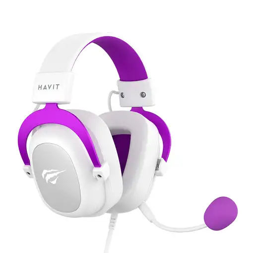 Havit 6950676214154 auricular y casco Auriculares Alámbrico Diadema Juego Púrpura,