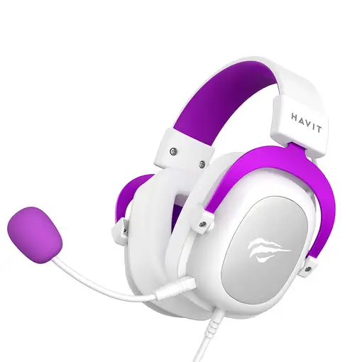 Havit 6950676214154 auricular y casco Auriculares Alámbrico Diadema Juego Púrpura,
