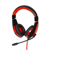 iBox SHPI1528MV auricular y casco Auriculares Alámbrico Diadema Juego Negro, Rojo