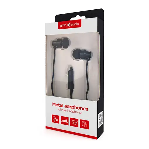 Gembird GMB Audio MHS-EP-CDG-B auricular y casco Auriculares Alámbrico Dentro de o