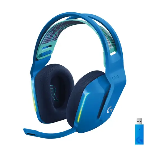 Logitech G 981-000943 auricular y casco Auriculares Inalámbrico Diadema Juego Azul