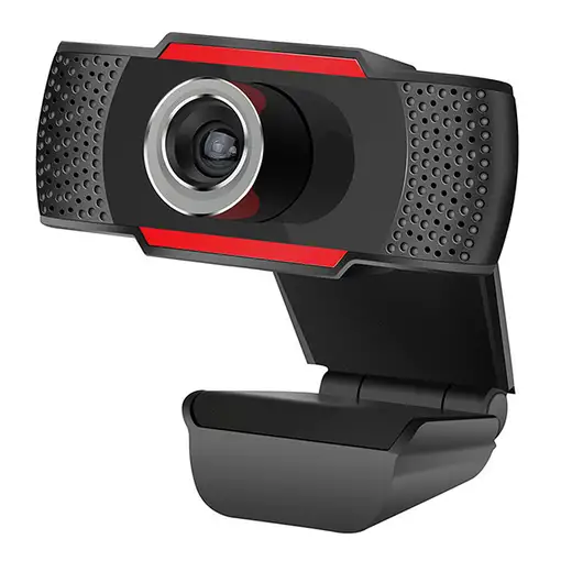 Platinet PCWC480 cámara web 640 x 480 Pixeles USB 2.0 Negro, Rojo