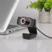 Platinet PCWC480 cámara web 640 x 480 Pixeles USB 2.0 Negro, Rojo