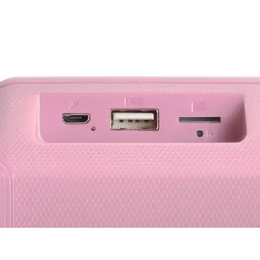 Mars Gaming MSBAXP, Altavoz Bluetooth RGB, Compacto,10W, USB/MicroSD/Radio, Rosa