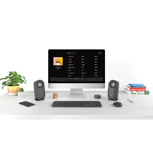 Logitech 980-001348 conjunto de altavoces 40 W Universal Grafito 2.1 canales 10 W