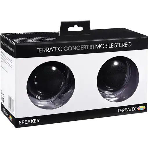 Terratec Concert BT mobile stereo Altavoz portátil estéreo Negro 3 W