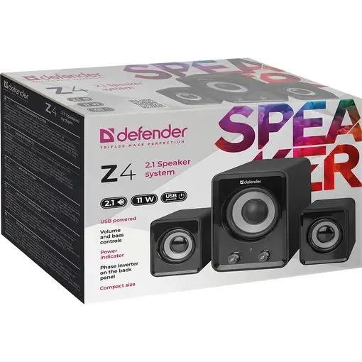 Defender Z4 Negro Alámbrico 11 W