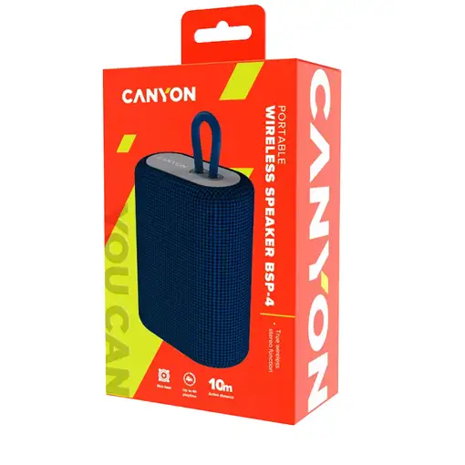 Canyon Altavoz Bluetooth BSP-4 5W Azul