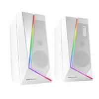 Mars Gaming ALTAVOCES 2.0 BLUETOOTH 5.0 MS7 WHITE 20W RMS ILUMINACION RGB DINAMICO