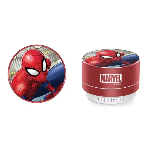 ERT Group Altavoz inalámbrico portátil 3W Spider Man 022 Marvel rojo
