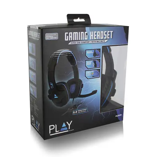 Ewent PL3320 auricular y casco Auriculares Alámbrico Diadema Juego Negro