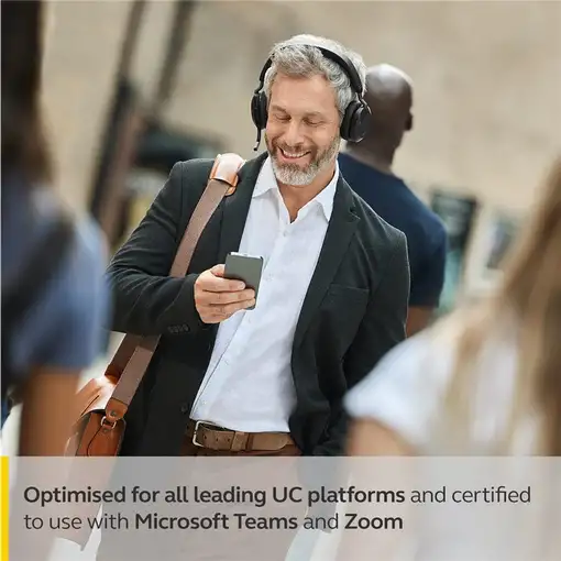 Jabra Evolve2 75 Auriculares Inalámbrico Diadema Oficina/Centro de llamadas USB Ti